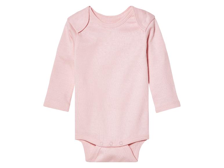 Langarm Baby Bodys, 3 Stück