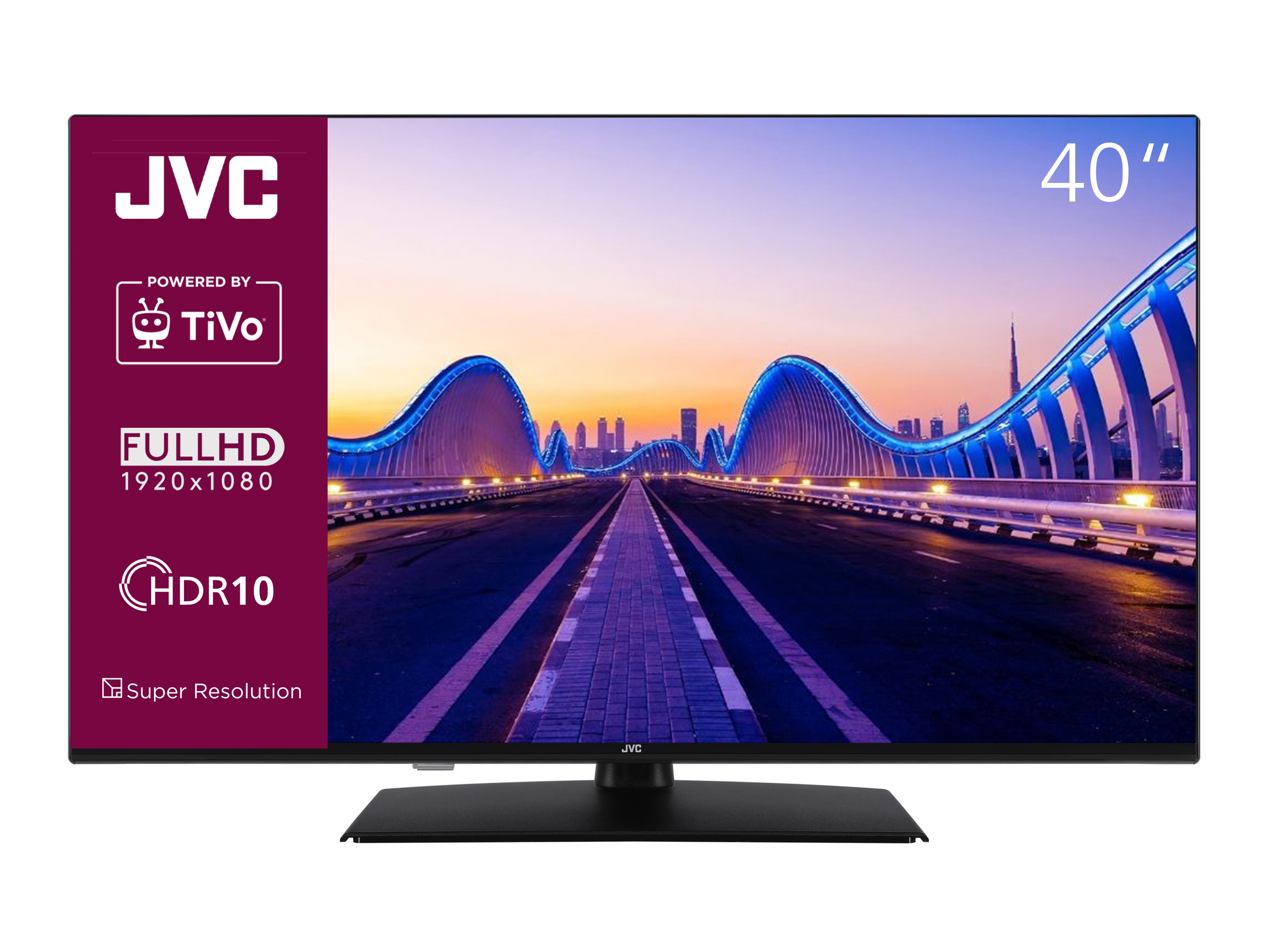 JVC Fernseher LT-VF5355 TiVo Smart TV Full HD Mittelfuß (40 Zoll) | 04975769480812