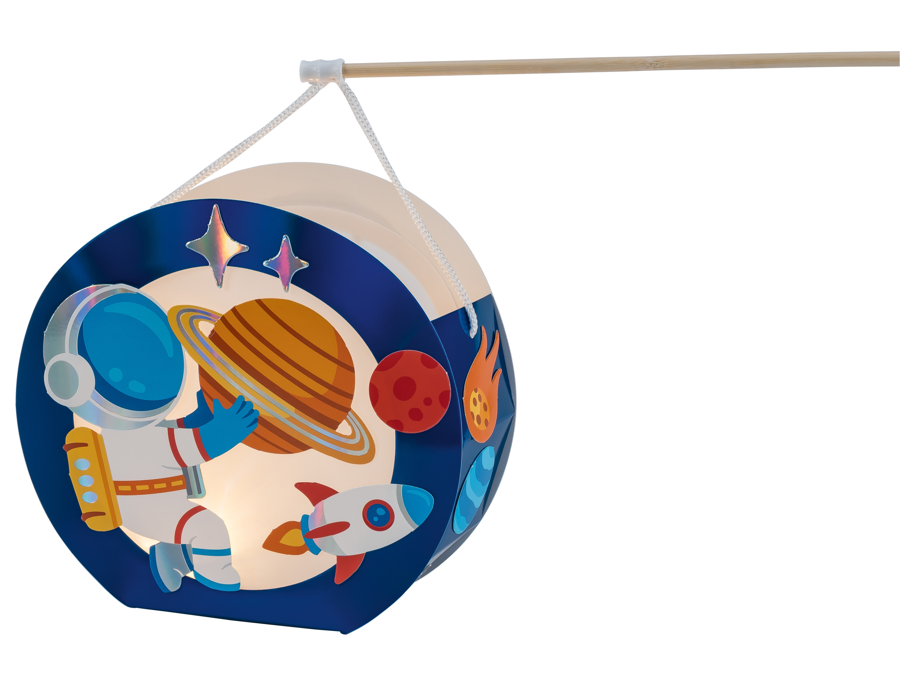 CRELANDO® Laternen-Bastelset / LED-Lichter (Astronaut)""