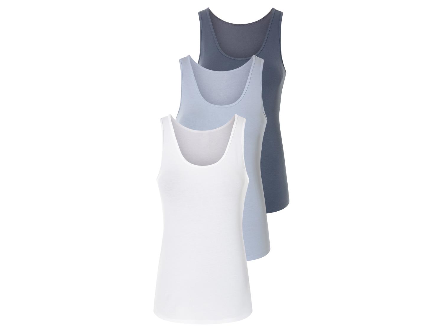 SCHÖLLER Damen Achselhemd 2er Pack – 100% Baumwolle Feinripp, Größe 50, Weiß