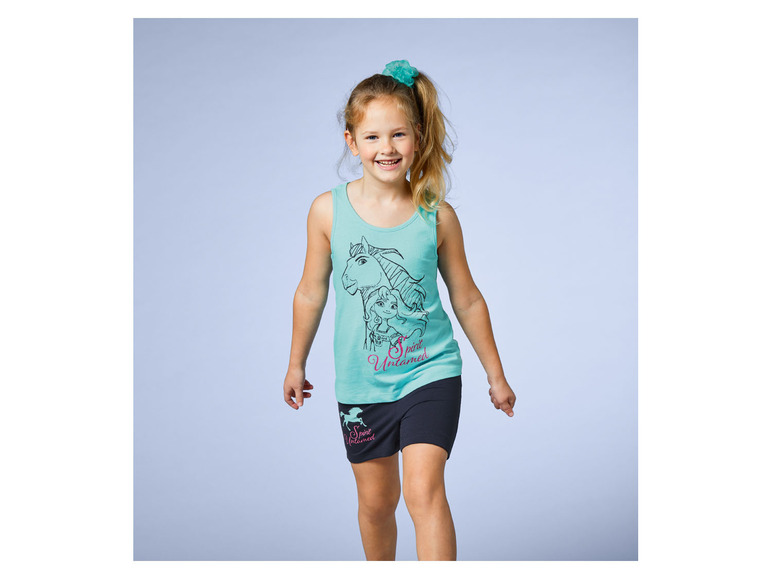 Gehe zu Vollbildansicht: Kleinkinder Mädchen Shorts und T-Shirt, 2-teilig, aus weicher Single-Jersey-Qualität - Bild 10