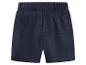 Dunkelblaue Kinder-Shorts mit elastischem Bund.