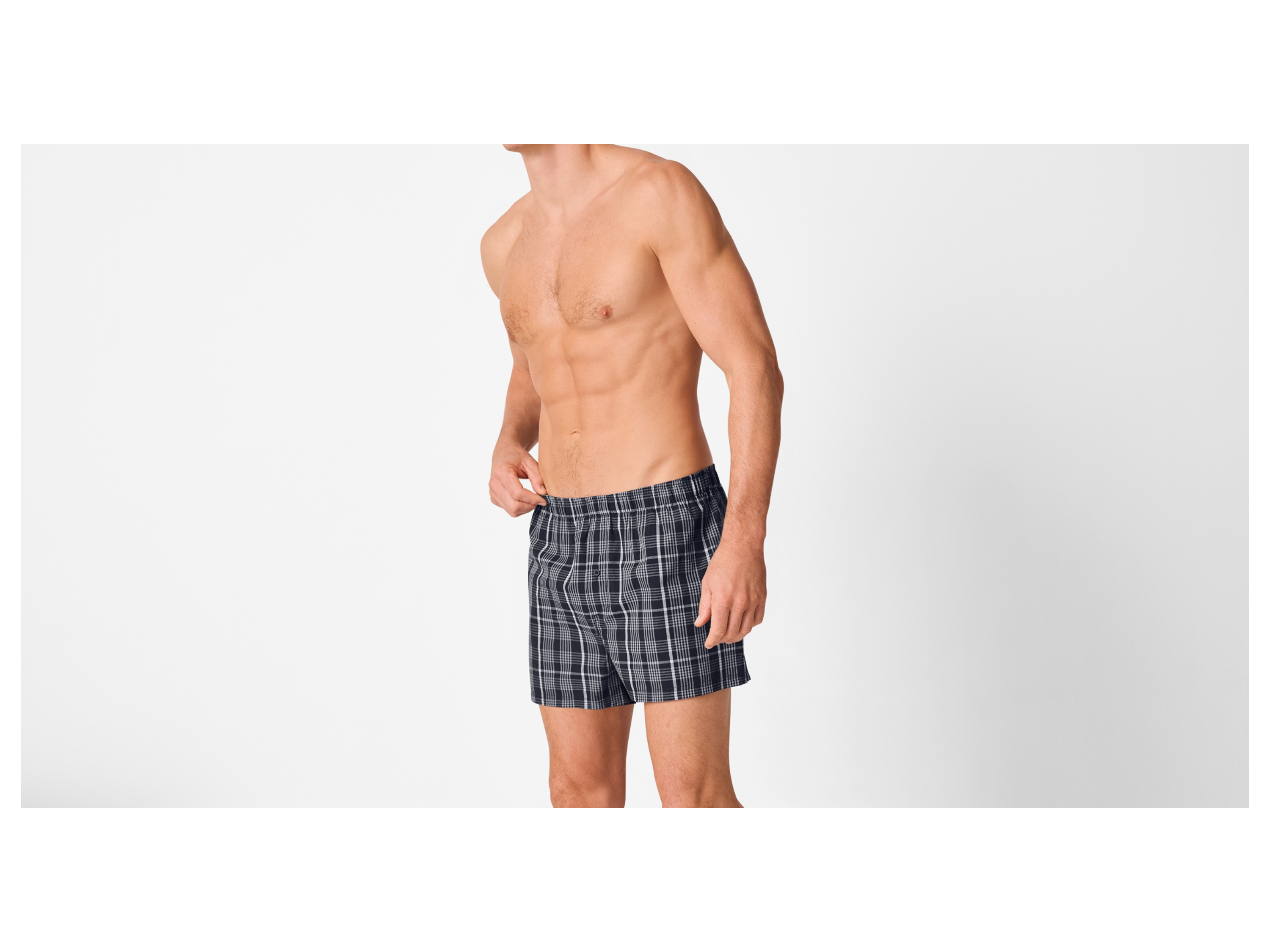 Thumbnail - esmara Men Herren Webboxer, 5 Stück (navy/blau, 7/XL)