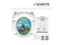 Toilettensitz mit Softclose und Montageanleitung von Schütte.