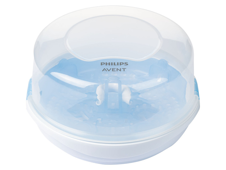 Philips AVENT Mikrowellensterilisator, tragbar, mit Sicherheitsclips | Babyflaschen & Babygeschirr
