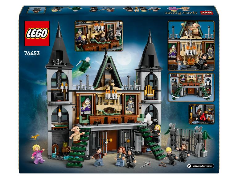 LEGO Harry Potter Set mit Hogwarts-Gebäude und Minifiguren.