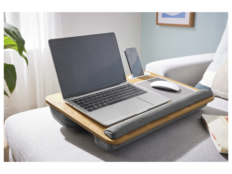 Gehe zu Vollbildansicht: LIVARNO home Laptop-Unterlage, integriertes Mauspad - Bild 2