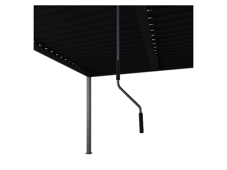 Hebel für Metallkonstruktion.