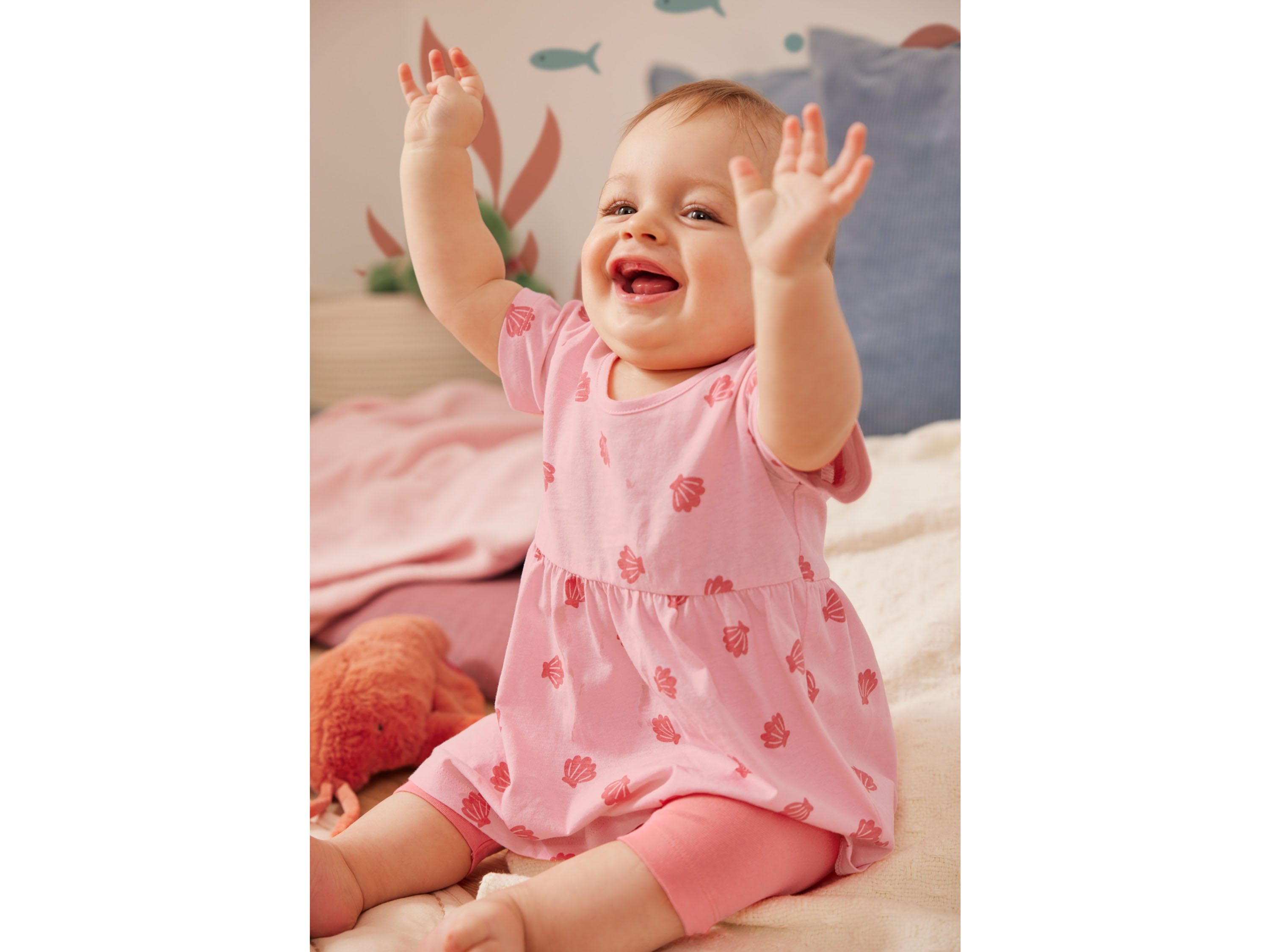 Thumbnail - lupilu® Baby Kleid (Rosa, 50/56)