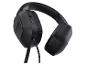 Schwarze Over-Ear-Kopfhörer mit Mikrofon und Lautstärkeregler