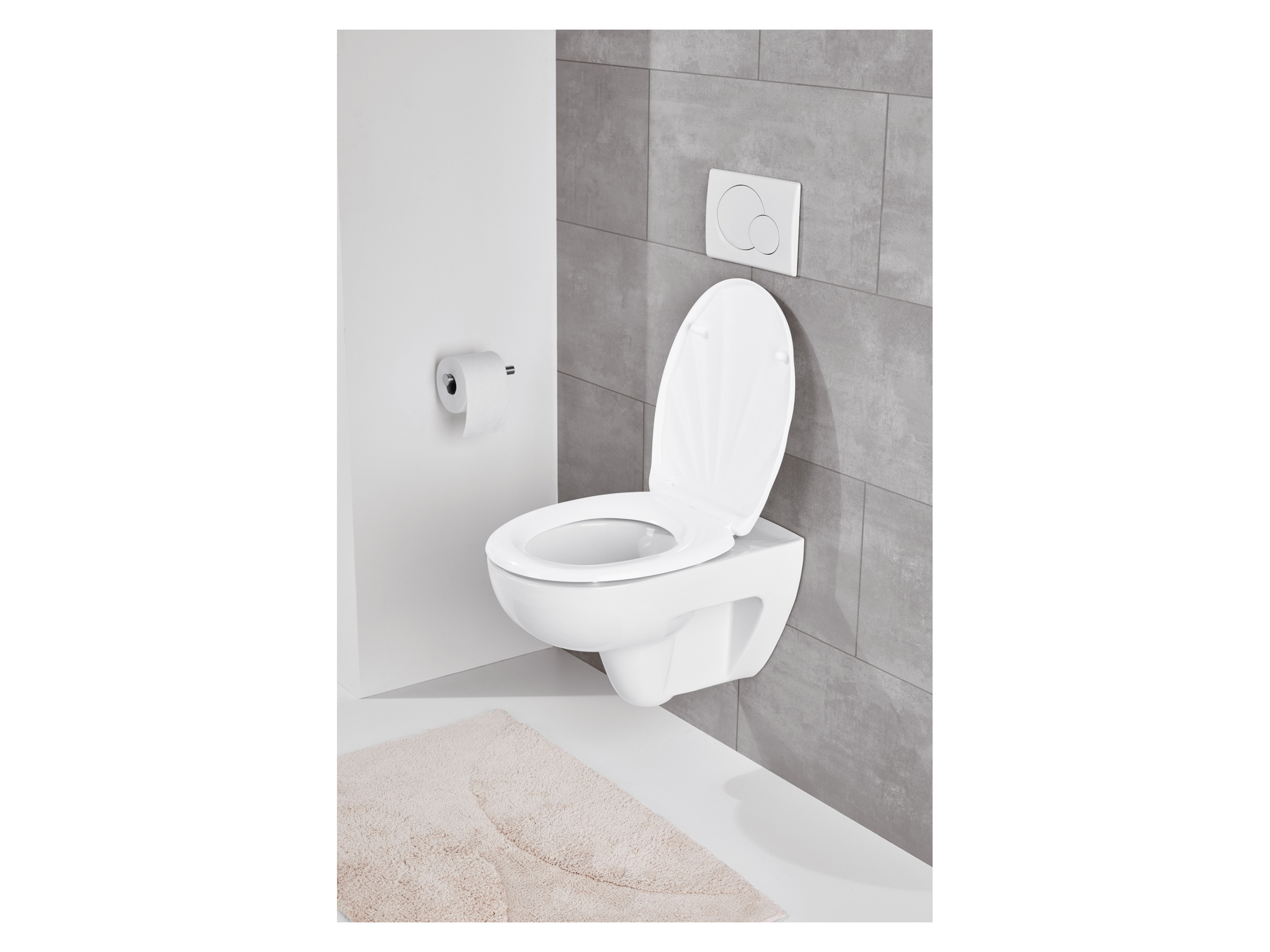 Thumbnail - LIVARNO home Duroplast-WC-Sitz, im Muschel-Design