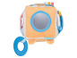 Ein BabyComfort Spielwürfel mit Beißring.