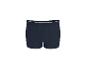 Dunkelblaue Herren-Boxershorts mit weißem Bund