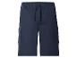 Herren-Cargoshorts in Marineblau mit elastischem Bund und Kordelzug