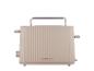 Beiger SilverCrest Toaster mit gerilltem Design und Bräunungsregler