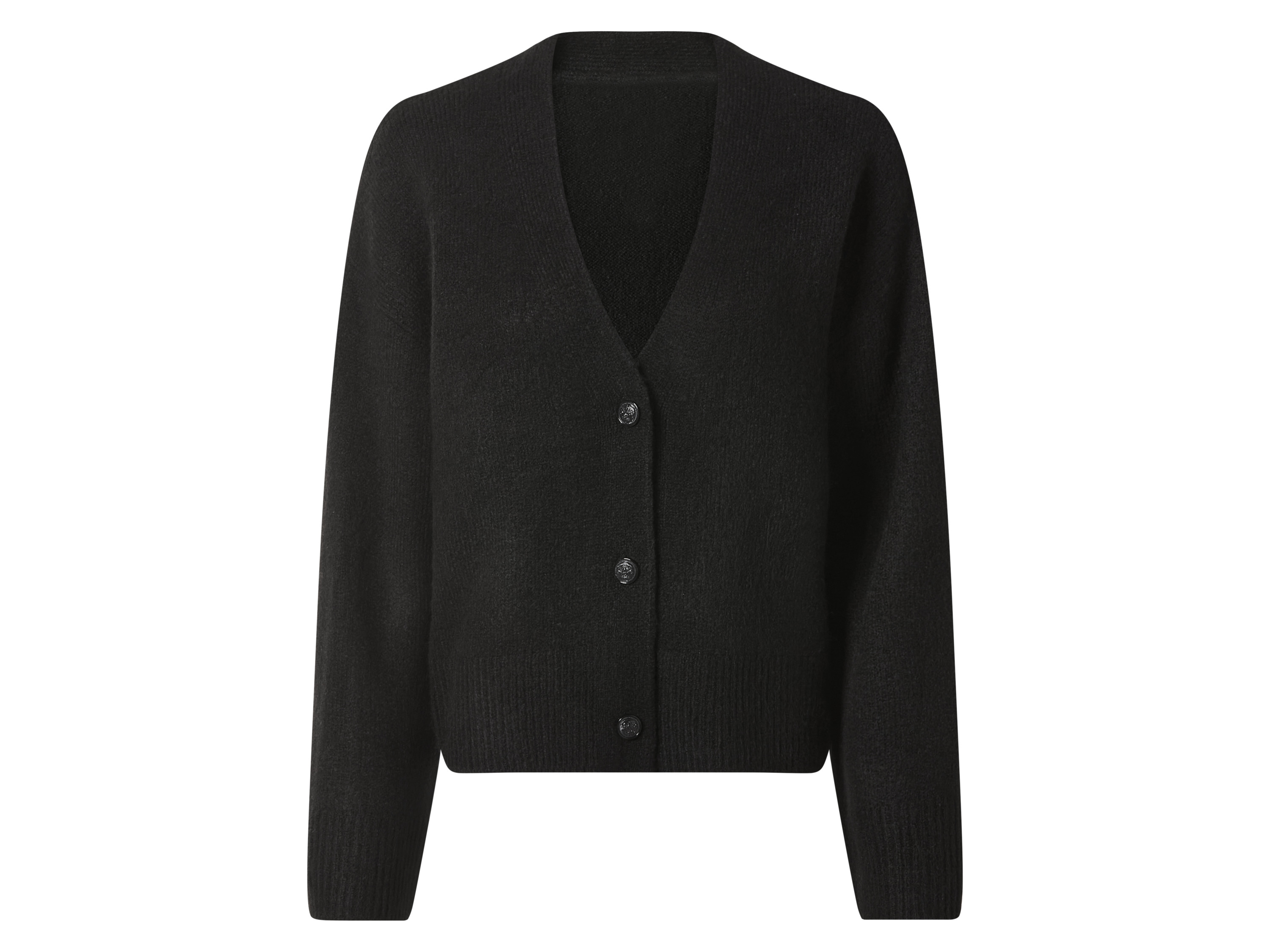 ESMARA® Damen Cardigan (Schwarz, L(44/46))