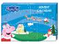 Peppa Pig Adventskalender mit Winterszenen und Charakteren.