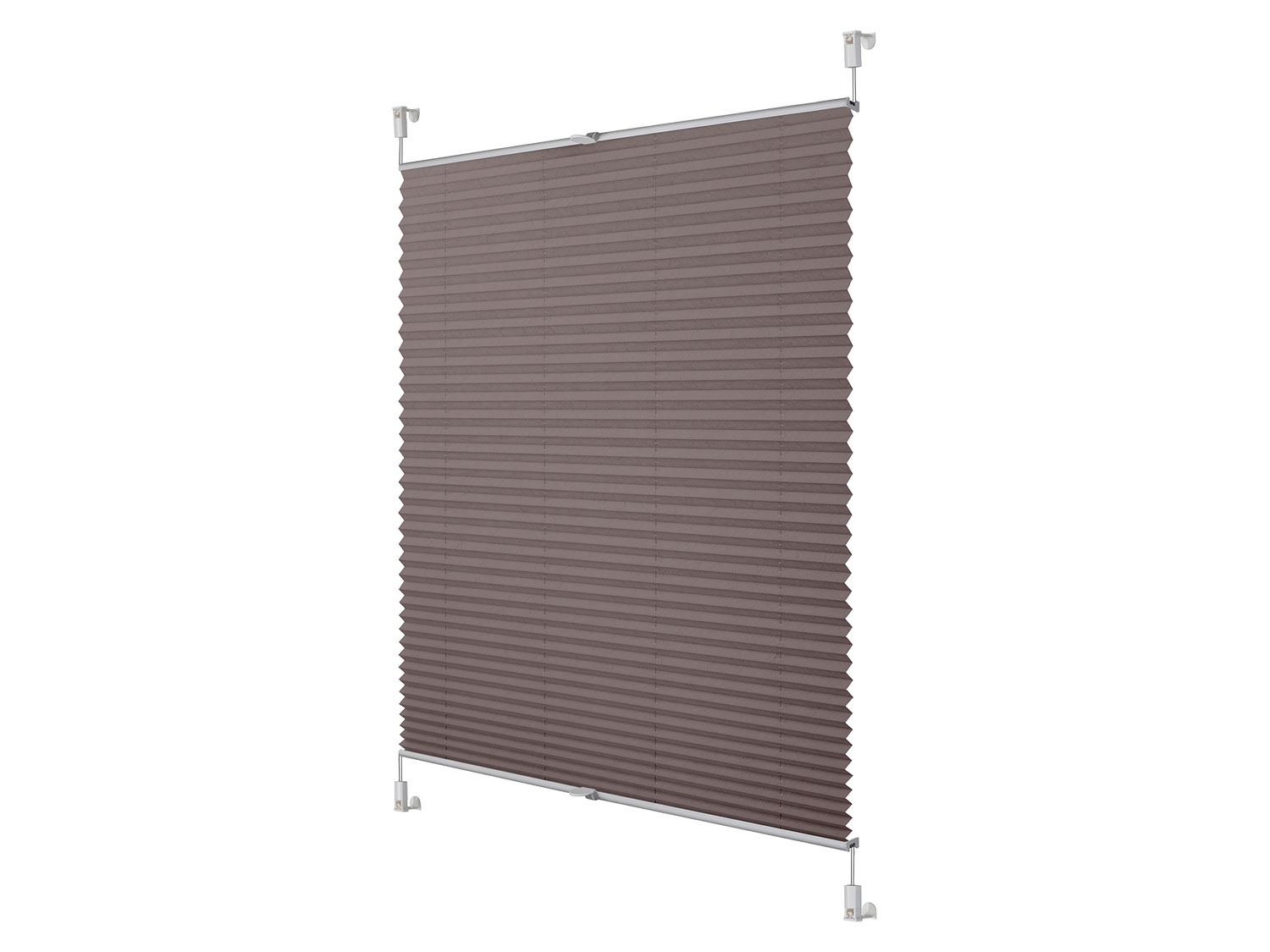 Thumbnail - Lichtblick Plissee Klemmfix, ohne (Taupe, 60x130 cm)