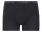 Livergy schwarze Boxer-Shorts mit Rippenstruktur.