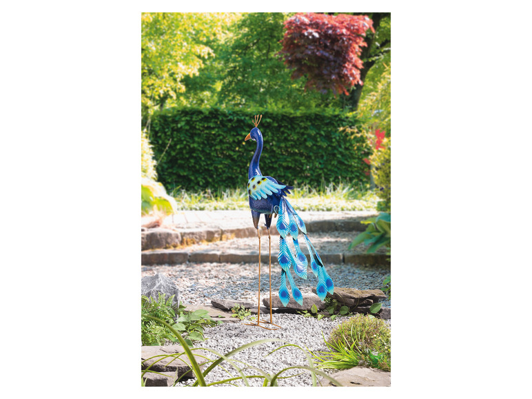 Gehe zu Vollbildansicht: LIVARNO home Gartendeko Vogel, mit 2 Erdspießen - Bild 8