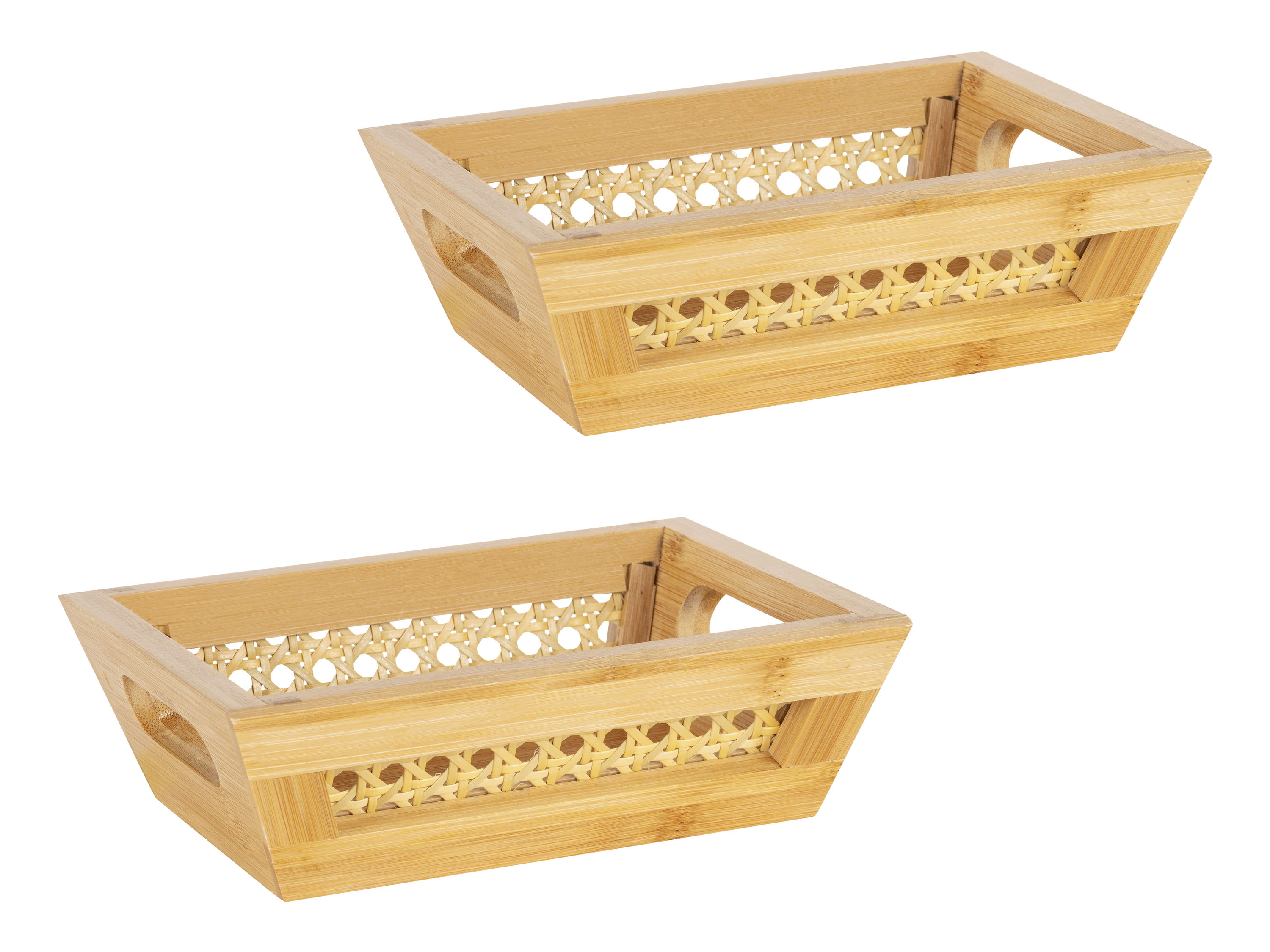 Wenko Aufbewahrungskörbe (2er Set Körbe S, natur) | 04008838441435