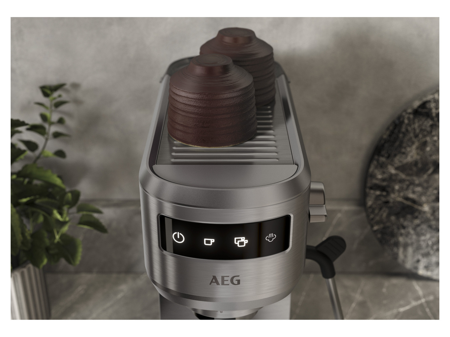 AEG Gourmet 6 Espresso Siebträgermaschine »EC6-1-6ST«,…