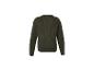 LUPILU® Premium Kinder Rippstrickpullover, olivgrün, Rückansicht.