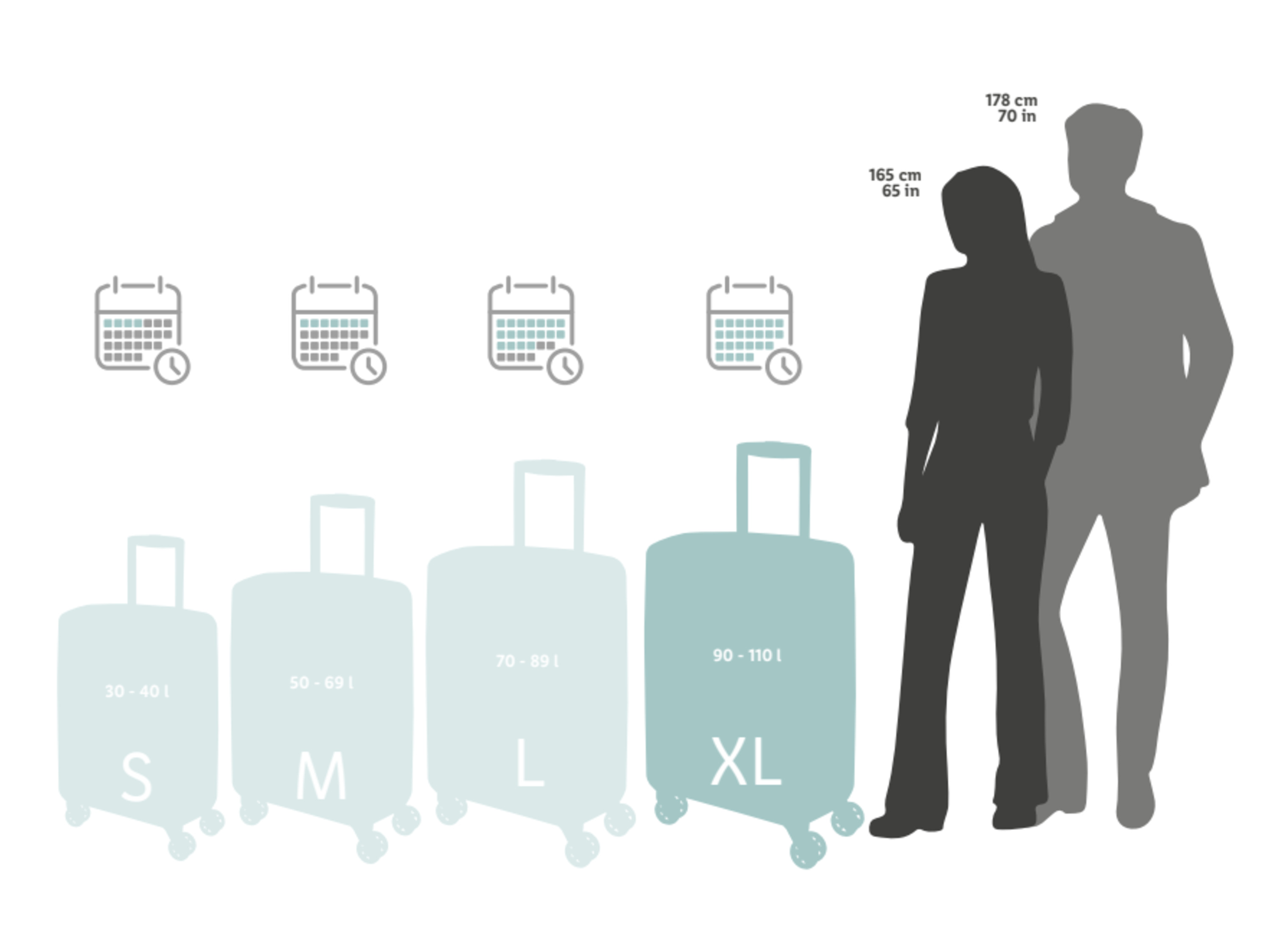 Thumbnail - TOPMOVE® Kofferset Softcase, 62 L und 96 L