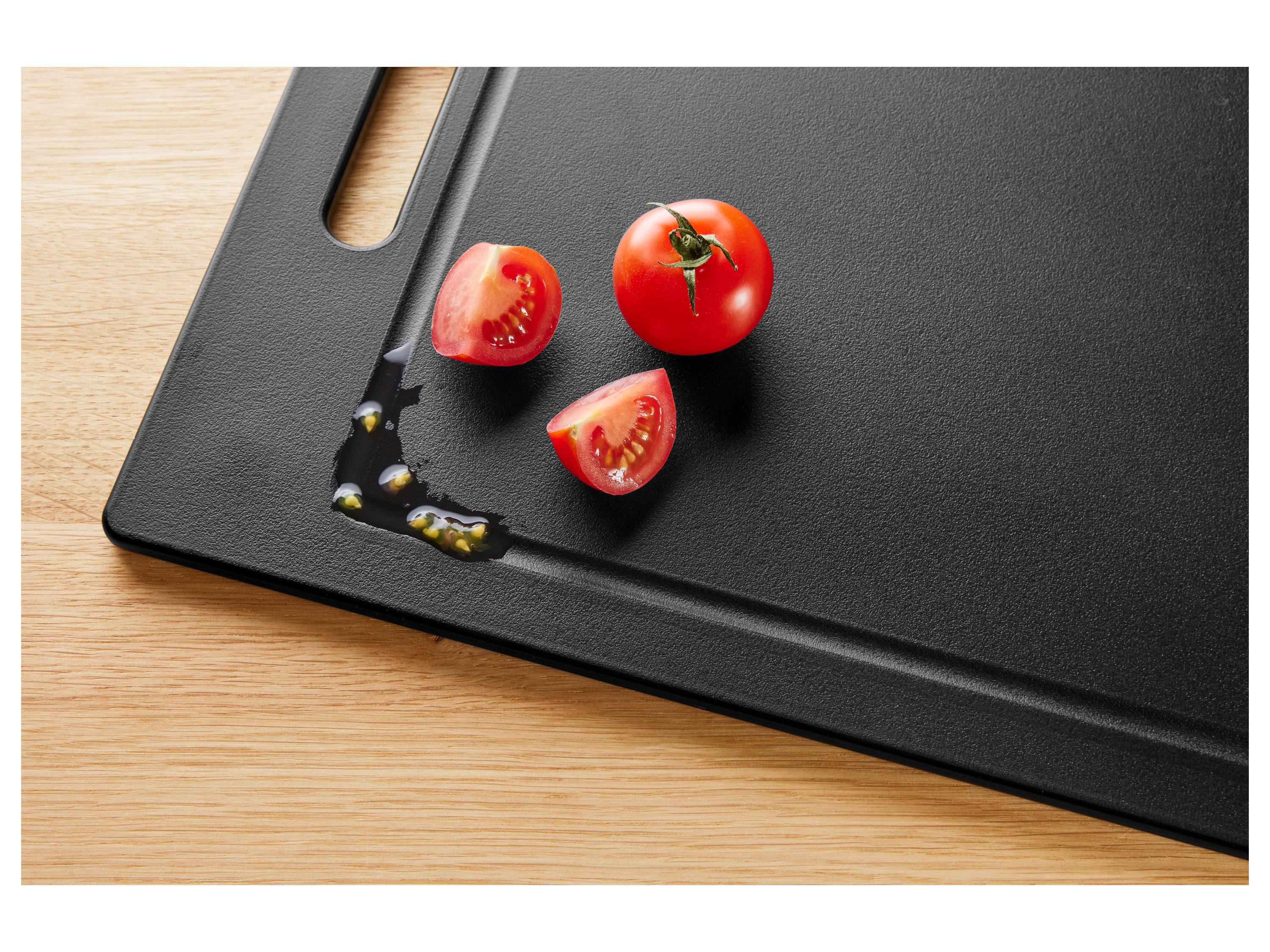 Thumbnail - SILVERCREST® Schneidebrett / Schneidebretter, 2 Stück (groß/schwarz)