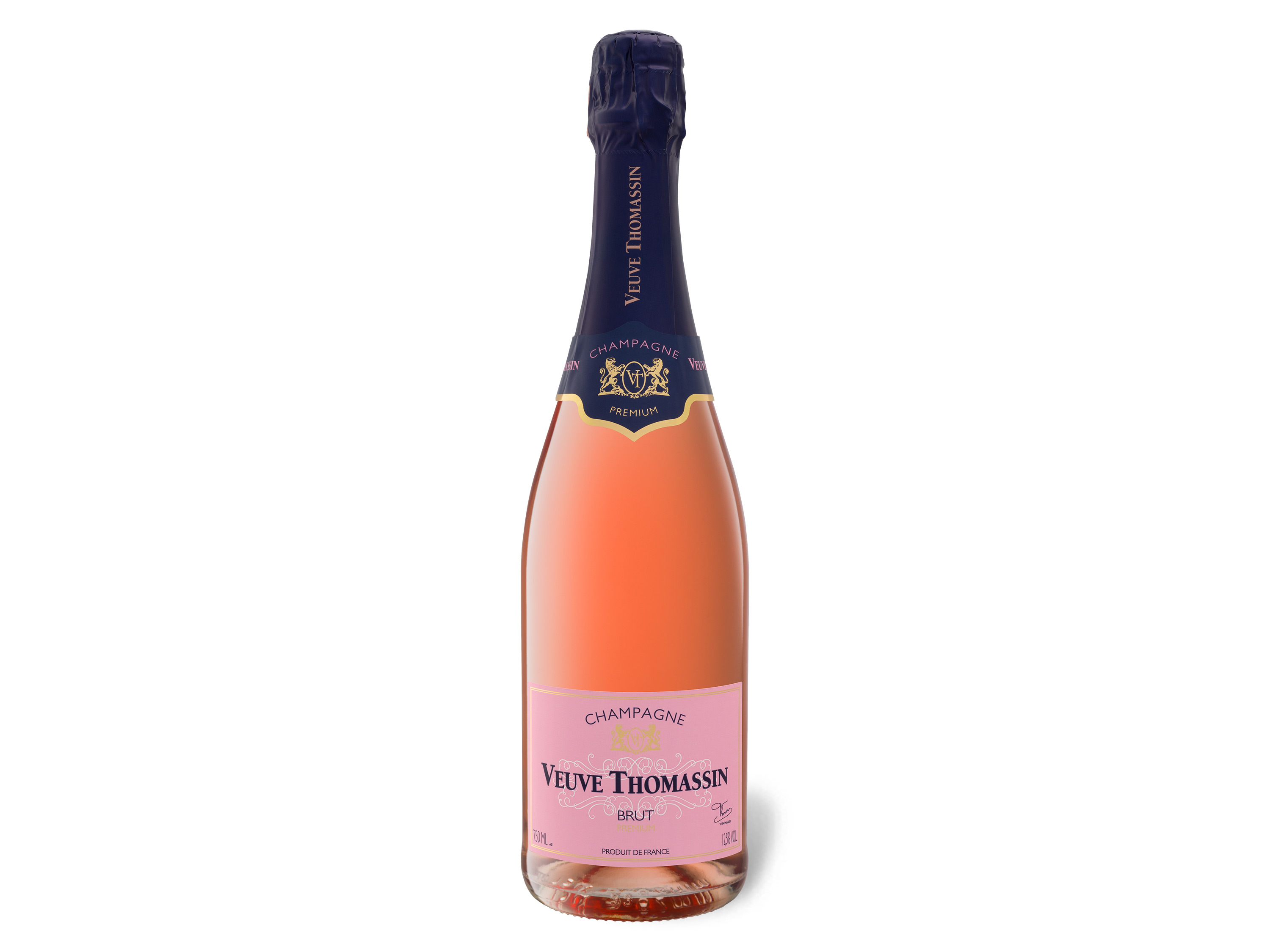 Veuve Thomassin rosé brut, Champagner Wein & Spirituosen Lidl DE