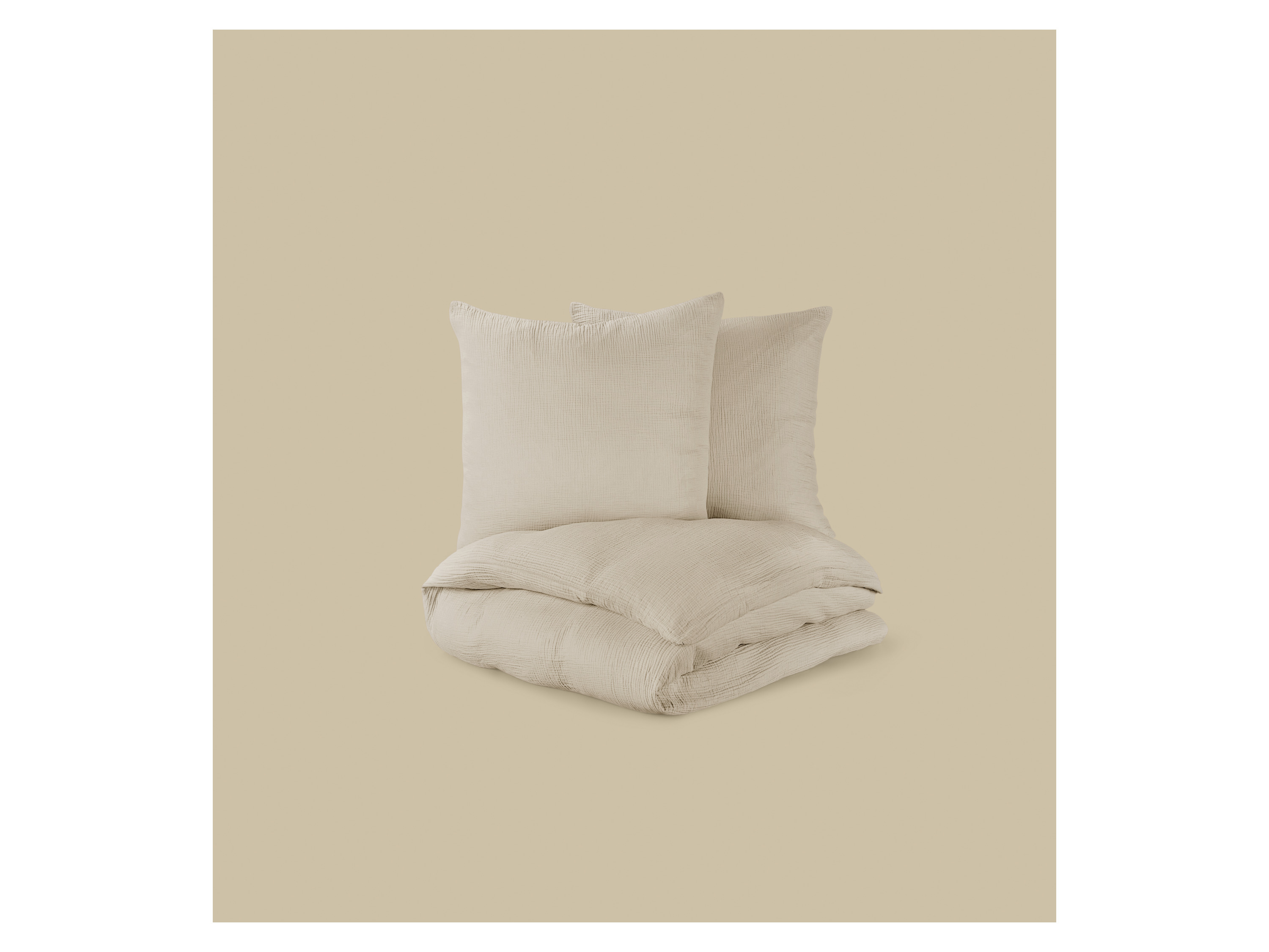 LIVARNO® Bettwäsche Musselin 200 x 220 cm (Beige) – Bild 3 von 4