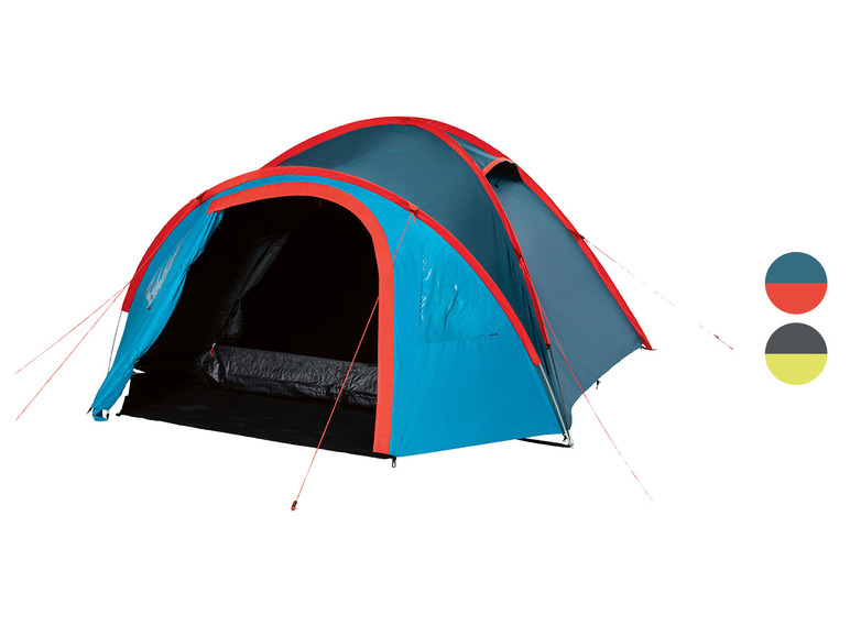 Gehe zu Vollbildansicht: Rocktrail Campingzelt, verdunkelt, für 4 Personen, mit Doppeldach - Bild 1