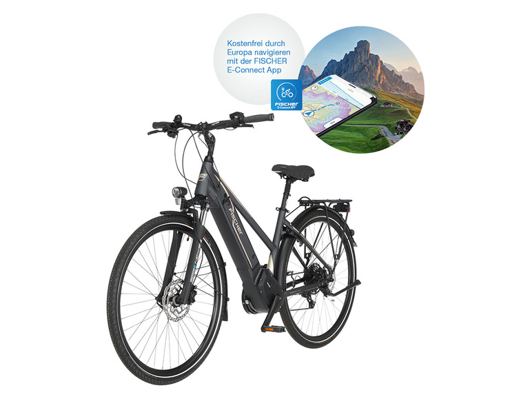 Gehe zu Vollbildansicht: FISCHER VIATOR 5.0i Damen/Herren 504 Trekking E-Bike Modell 2022 - Bild 44