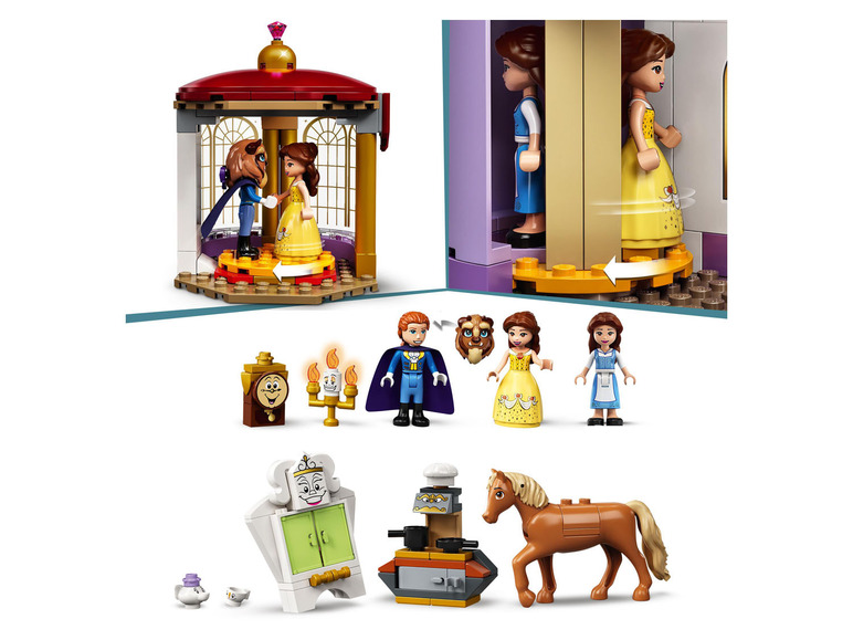 Gehe zu Vollbildansicht: LEGO® Disney Princess™ 43196 »Belles Schloss« - Bild 5