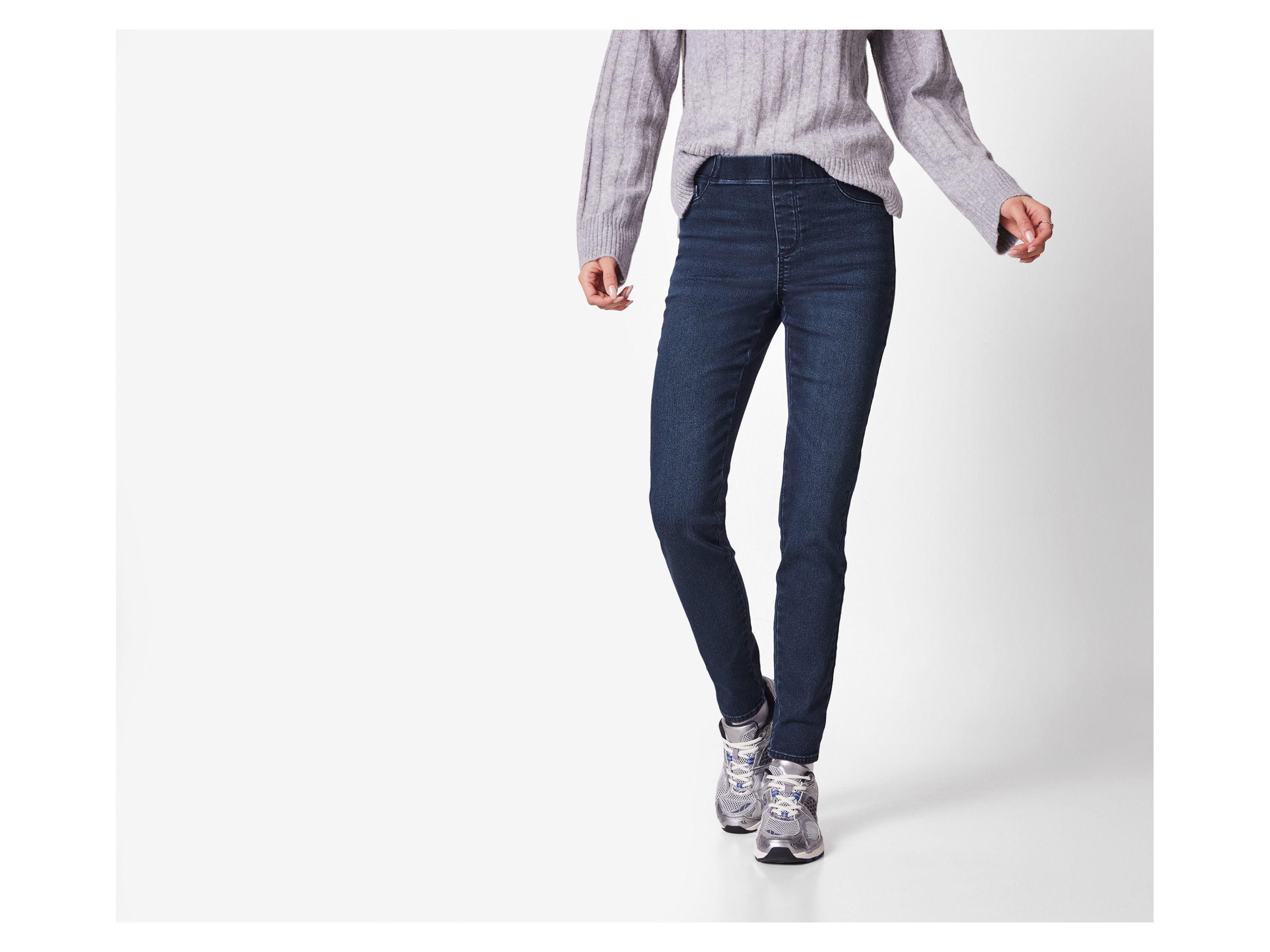 ESMARA® Damen Thermo-Jeggings (Blau, 36) – Bild 2 von 3
