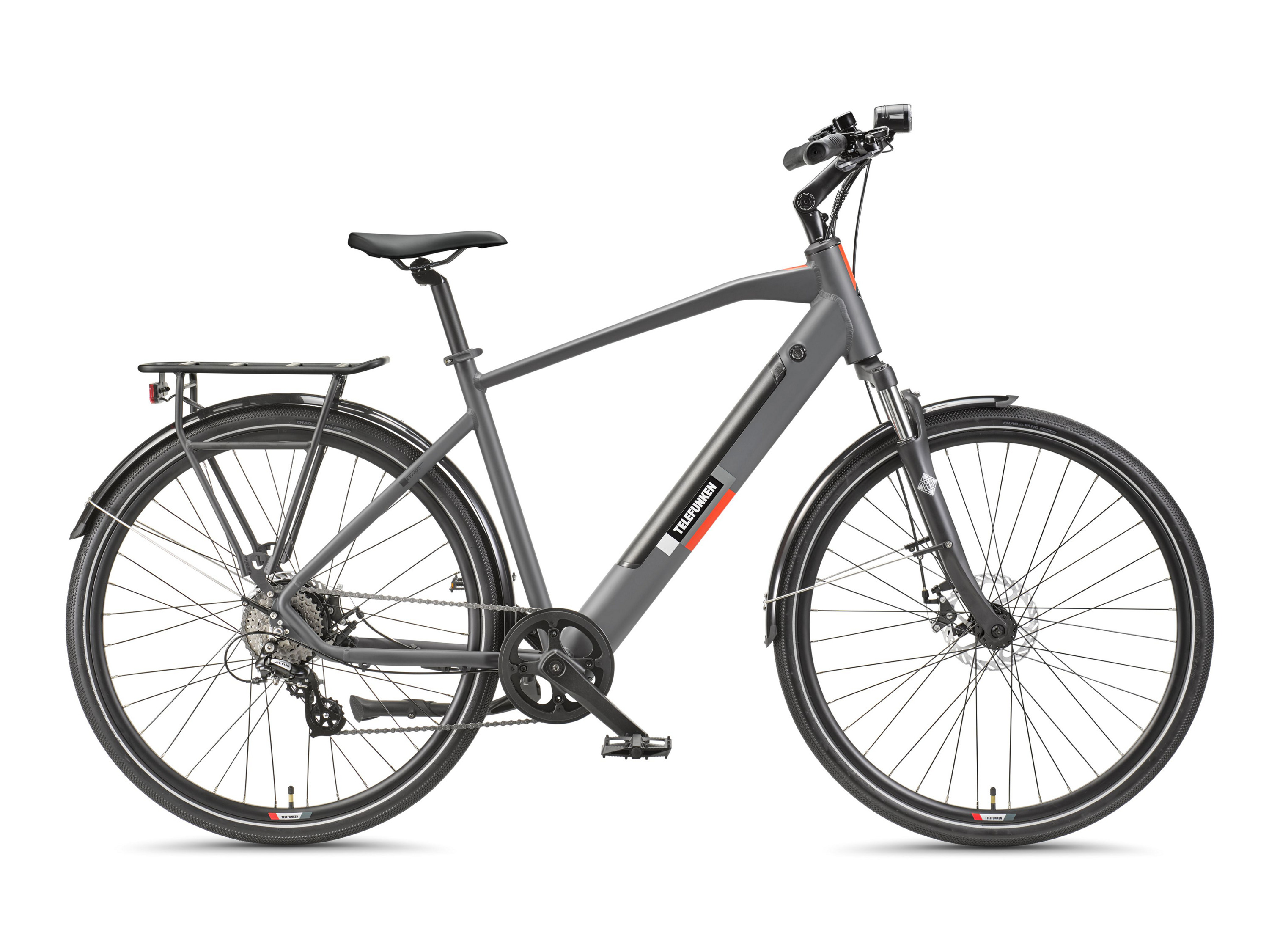 Telefunken E-Bike Trekkingrad E-Trekking Expedition XT490 Herren, 8 Gang Shimano Altus Schaltwerk, Kettenschaltung, Heckmotor, 417,6 Wh, Pedelec, Elektrofahrrad – Bild 3 von 4