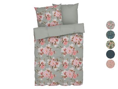 LIVARNO home Mikrofaser-Satin-Bettwäsche, atmungsaktiv, 200 x 220 cm