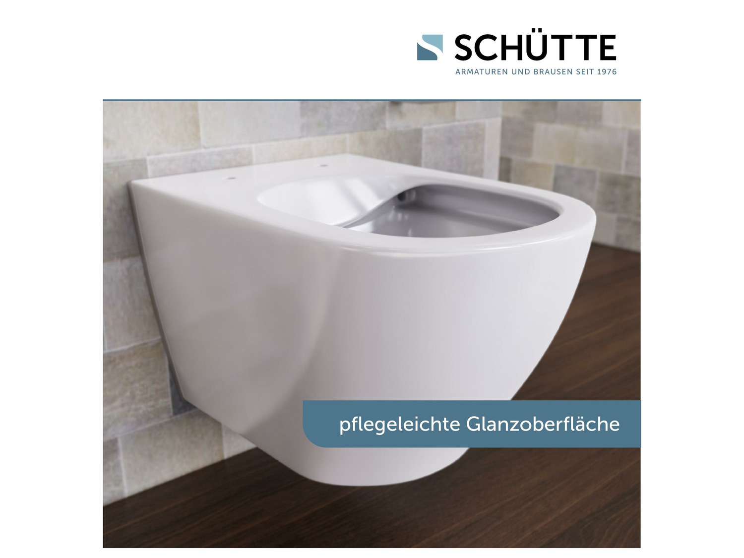 Schütte Wand-WC »TASSONI spülrandlos, BOWL«, weiß