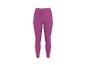 Magentafarbene Damen-Sportleggings mit Seitentaschen.