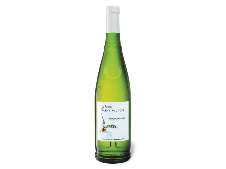 Gehe zu Vollbildansicht: Le Rocher de Saint-Victor Picpoul de Pinet AOP trocken, Weißwein 2021 - Bild 1