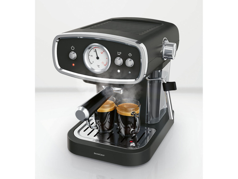 Gehe zu Vollbildansicht: SILVERCREST® Espressomaschine »SEM 1050 B1«, mit Siebträger - Bild 12