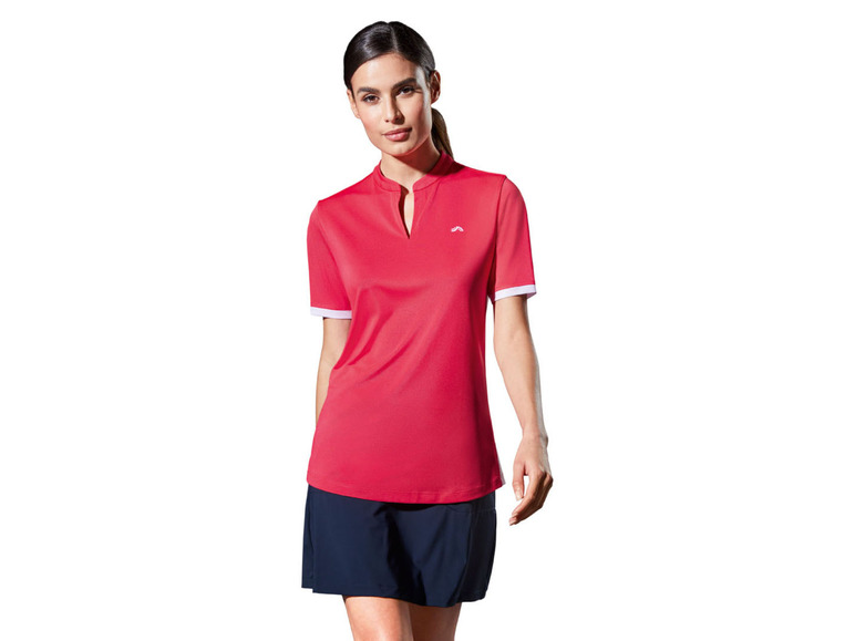 Gehe zu Vollbildansicht: crivit Damen Golf Poloshirt, kurzarm, schnelltrocknend und feuchtigkeitsableitend - Bild 11