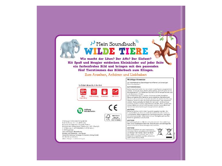 Kleinkinder Soundbücher mit 5-6 Sounds