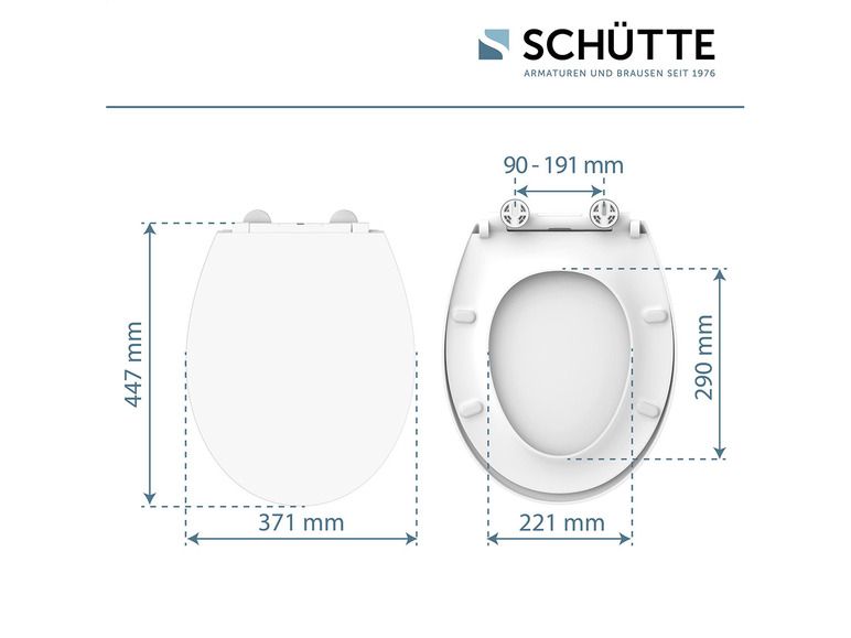 Gehe zu Vollbildansicht: Schütte Duroplast WC Sitz mit Nachtlicht u. Absenkautomatik - Bild 12