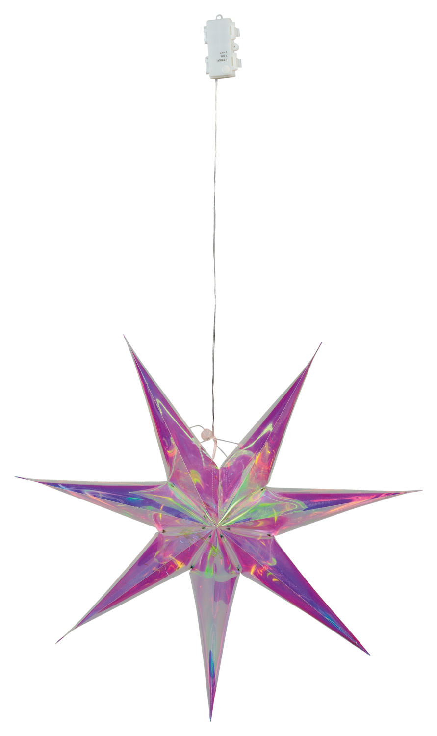 Thumbnail - LIVARNO home Faltbarer Stern »Holographic 3D« (Heptagramm Stern)