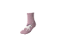 Rosa Socke mit einem weißen Einhorn und gelben Sternen.