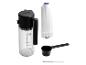 De'Longhi LatteCrema Kaffeezubehör-Set: Milchbehälter, Wasserfilter, Messlöffel und Teststreifen.