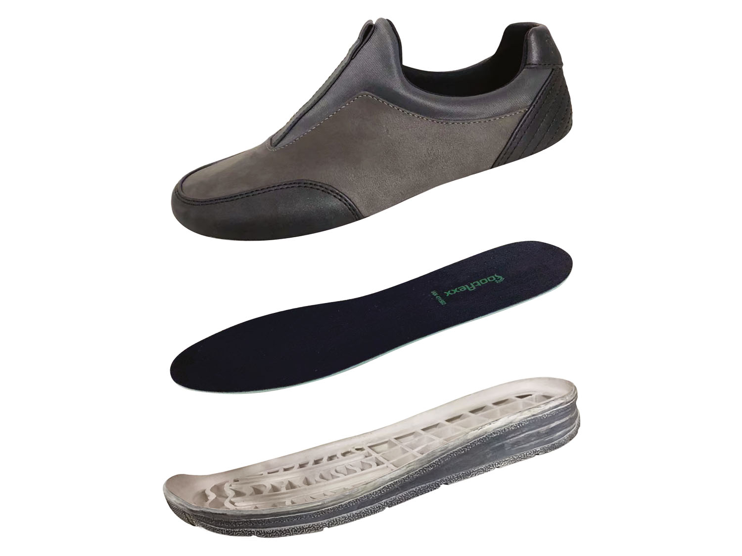 Thumbnail - Damen Freizeitschuh (Dunkelgrau, 37)