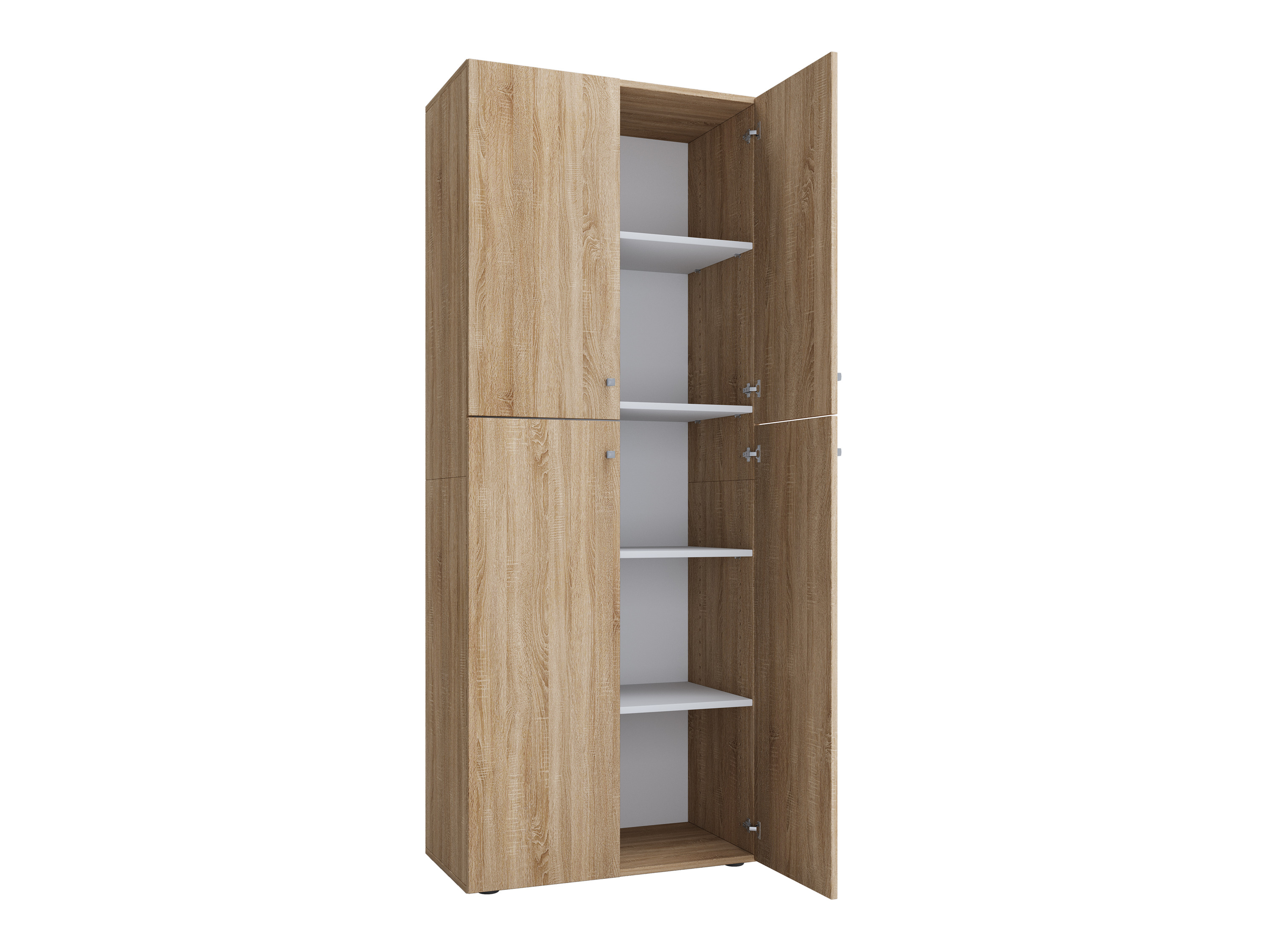 VCM Büroschrank Lona (mit Drehtüren, Sonoma-Eiche, XXl)