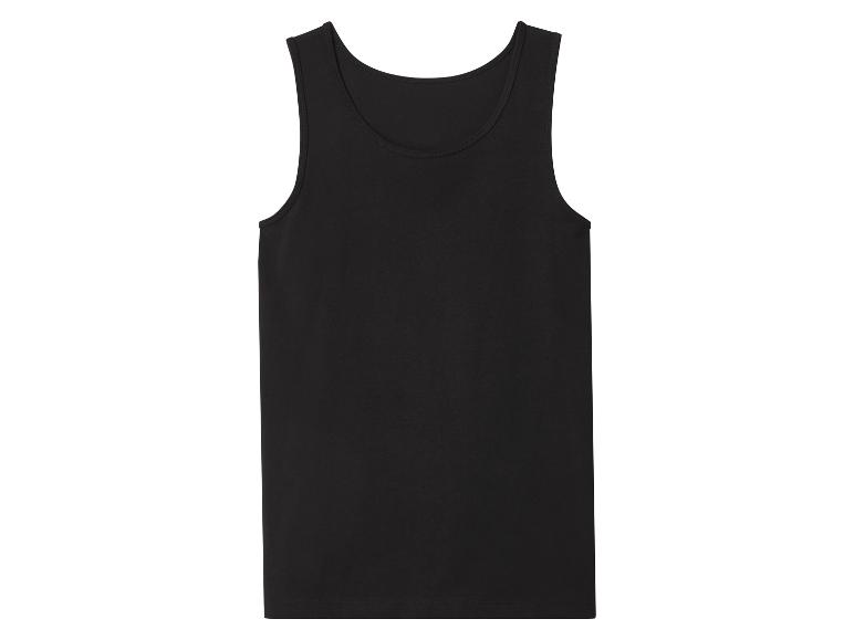 Schwarzes Herren-Unterhemd